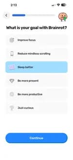 Menu midi onboarding step 8